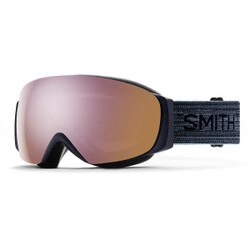 Smith I/O Mag S ChromaPop Goggles in Metallic Ink with Everyday Rose Gold Mirror
